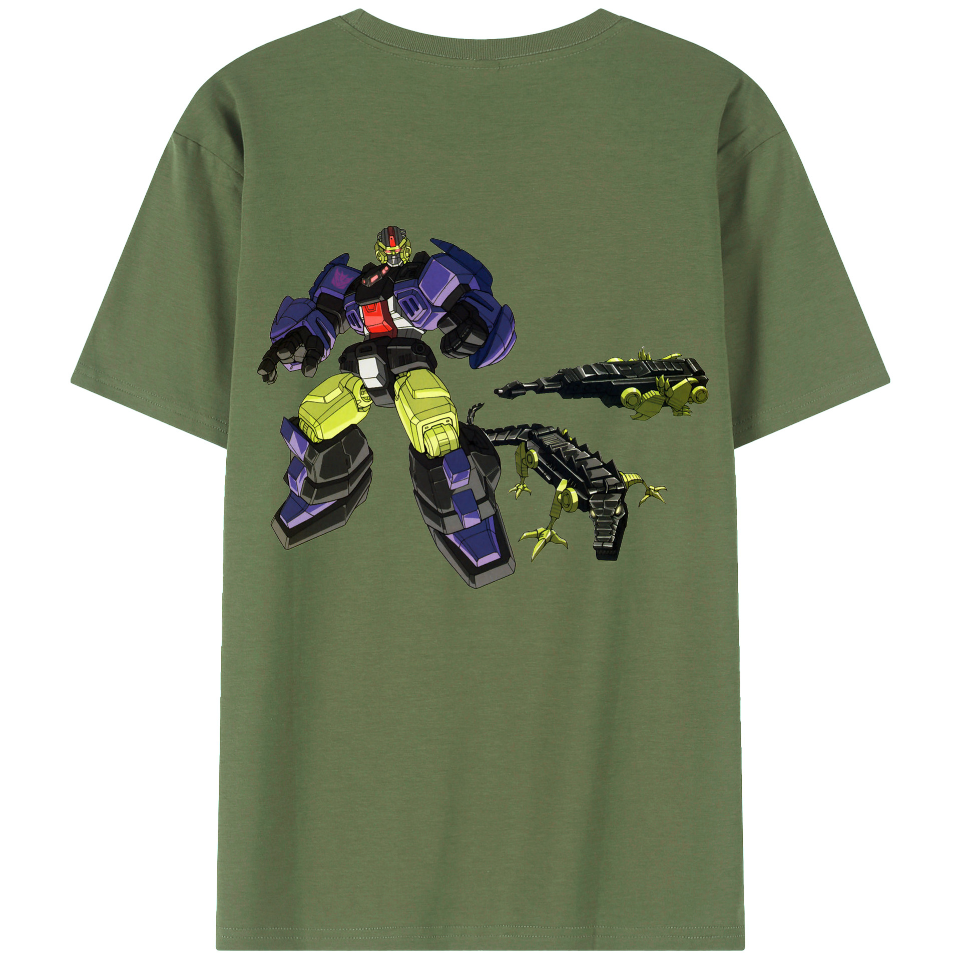 （画像用）  綿100％ メンズ半袖Tシャツ（バックプリント） 通気性
